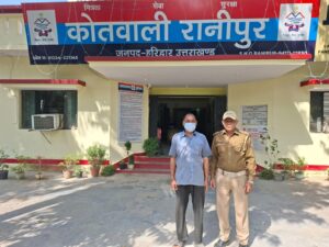 रानीपुर पुलिस ने शान्ति भंग में एक व्यक्ति को धर दबोचा”